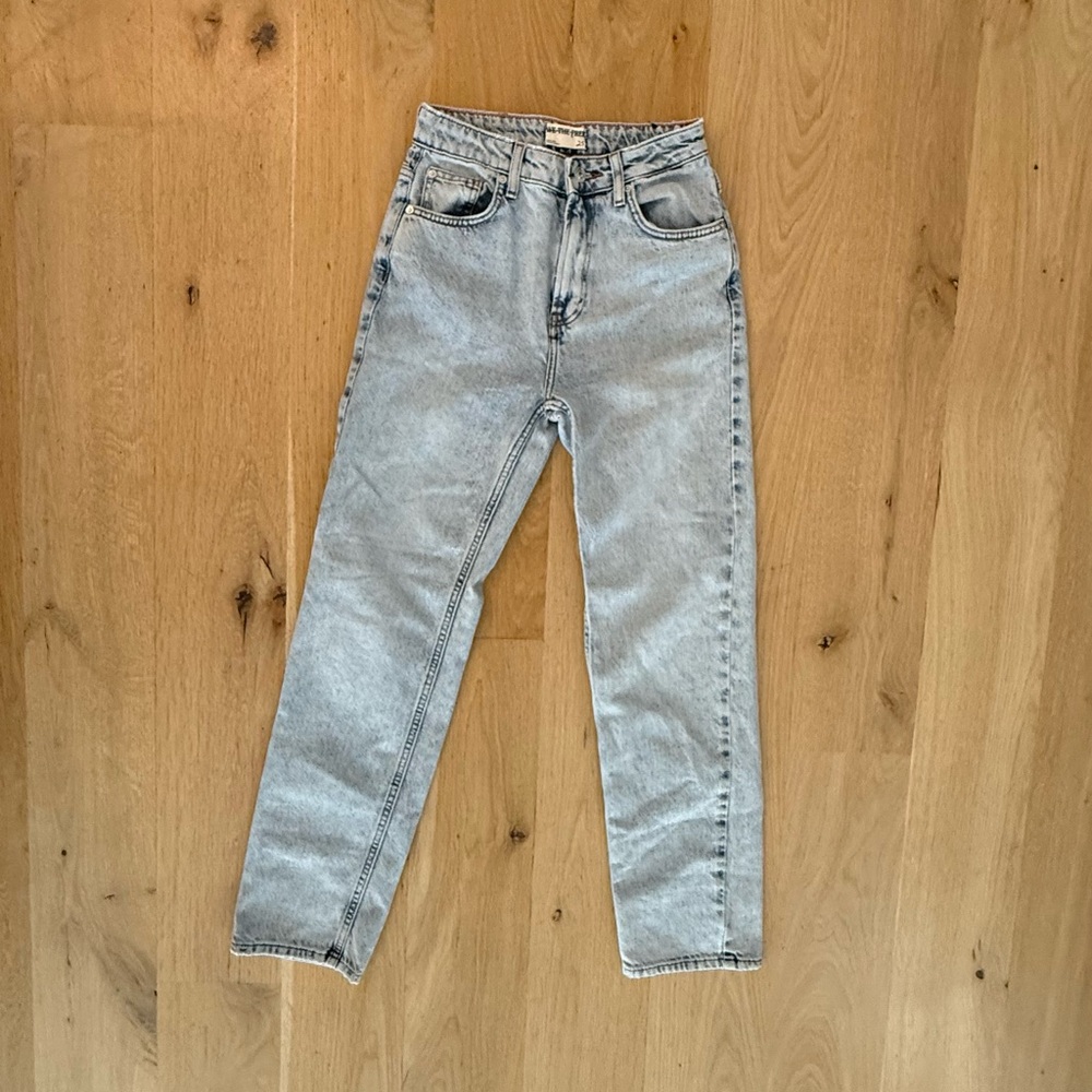 We The Free Pacifica High Rise Slim Straight Leg Jeans - Size 25